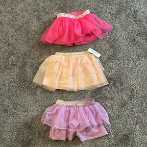 Set of three tutus